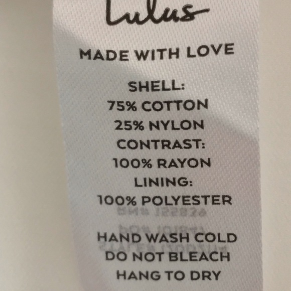 Lulu’s white lace, sheath wrap dress, flutter sleeve. - Picture 2 of 5